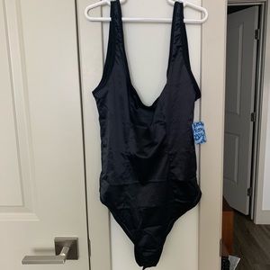 NWT free people black bodysuit